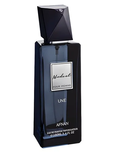 Frasco do perfume Afnan Modest Pour Homme Une