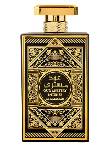 Frasco do perfume Al Wataniah Oud Mystery Intense