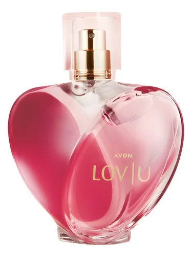 Frasco do perfume Avon Lov U