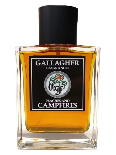 Frasco do perfume Gallagher Fragrances Peaches and Campfires