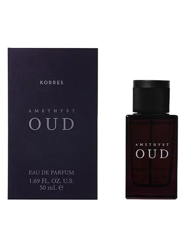 Frasco do perfume Korres Amethyst Oud