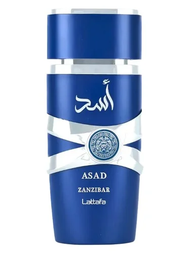 Frasco do perfume Lattafa Asad Zanzibar