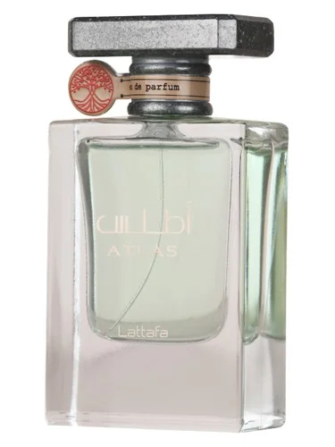 Frasco do perfume Lattafa Atlas
