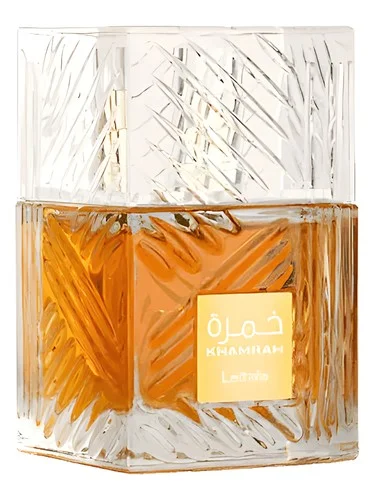Frasco do perfume Lattafa Khamrah