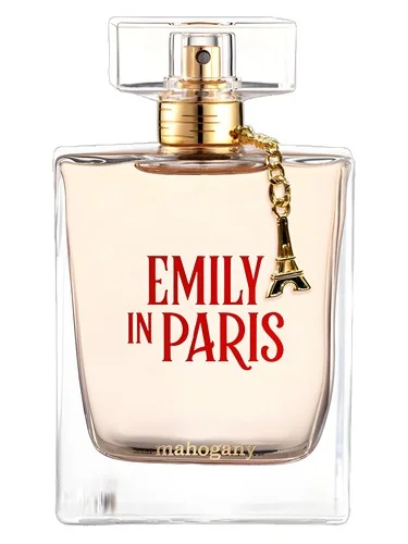 Frasco do perfume Mahogany Emily In Paris