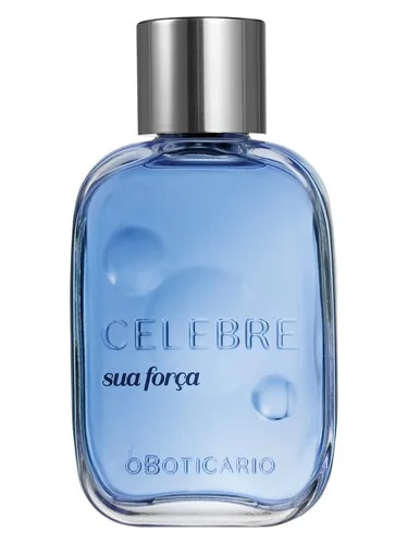 Frasco do perfume O Boticário Celebre Sua Forca