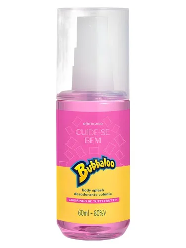 Frasco do perfume O Boticário Cuide Se Bem Bubbaloo Tutti Frutti