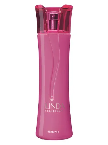 Frasco do perfume O Boticário Linda Felicidade