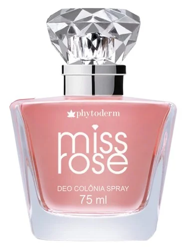 Frasco do perfume Phytoderm Miss Rose