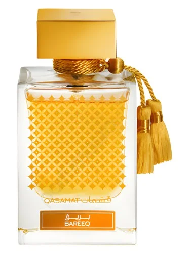 Frasco do perfume Rasasi Qasamat Bareeq