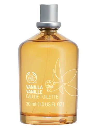 Frasco do perfume The Body Shop Vanilla