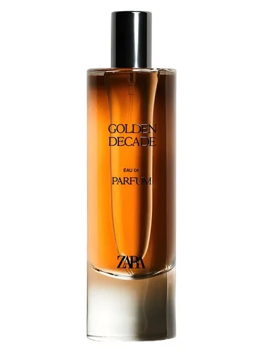 Frasco do perfume Zara Golden Decade